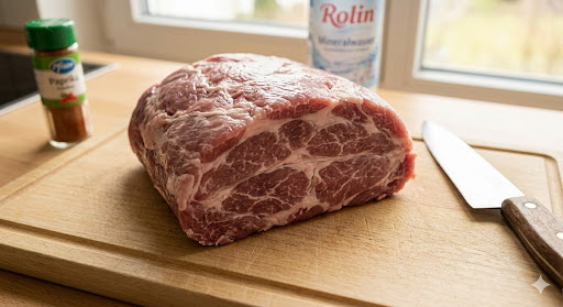 Der Champion in Rohform (Frischer Schweinenacken)